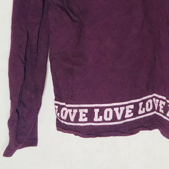 On Fire hooded sweater with drawstrings maroon 100% cotton size medium READ - Picture 6 of 7